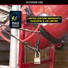 Master Lock 2 Heavy Duty Laminated Steel Padlocks with Brass Finish, Key