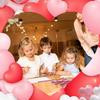 24 Pieces Valentine's Day Pencils for Kids Valentines Pencil Bulk Holiday Pencils with Top Erasers Pencils for Valentine's Day Gifts Party Favors