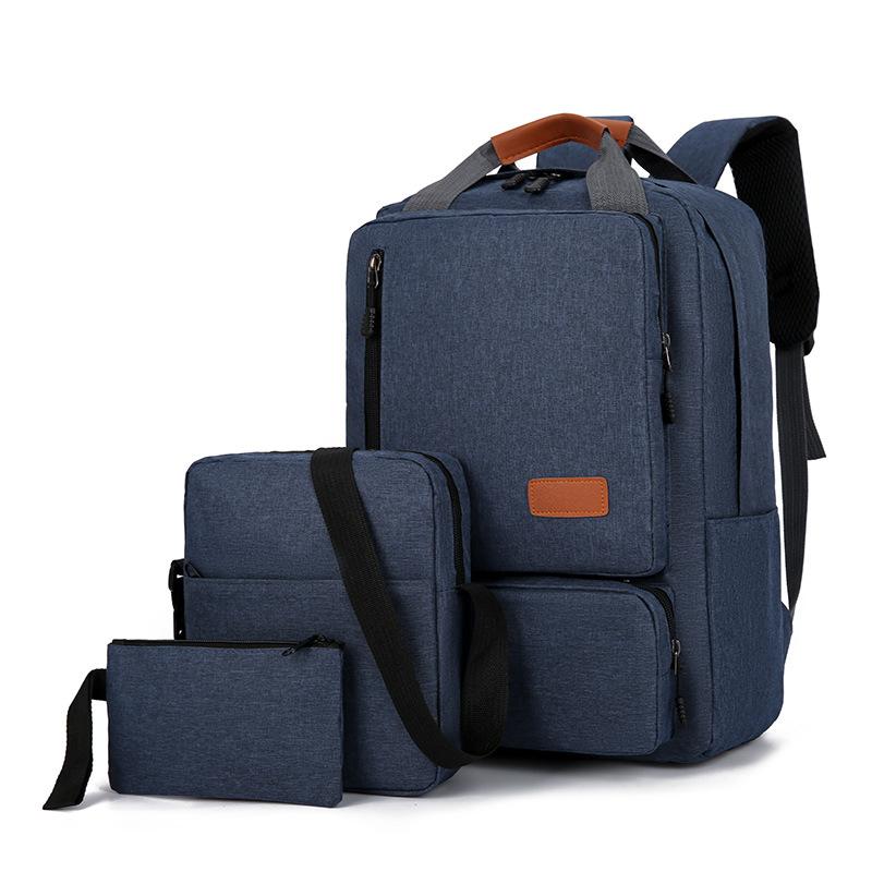 

TS JYL laptop bag,Men Backpack Large Leisure Business Laptop New Oxford Student Bag OneSize синий
