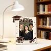 Picture Frame For Graduates Two Pieces Ornament 2026 Graduation 5x3.5 Inch Photo Frame For High School University Students