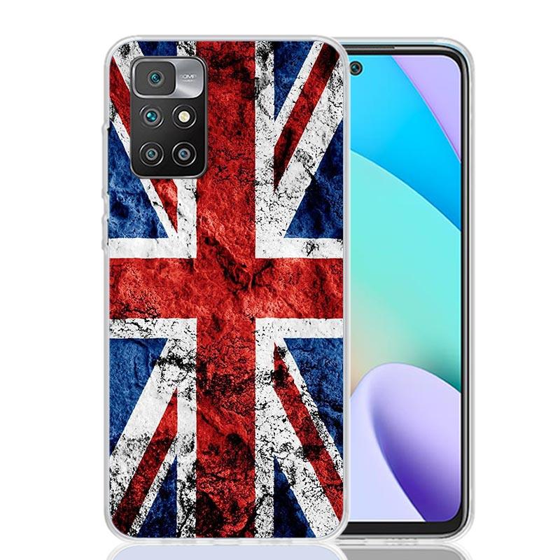 National Flag RU FR UK Phone Case For Xiaomi Redmi 12C 13C 14C 12 13 10 10A 10C 9 9A 9C 9T 8 8A 7 7A 6 6A K70 K60 K40 K20 Pro 12