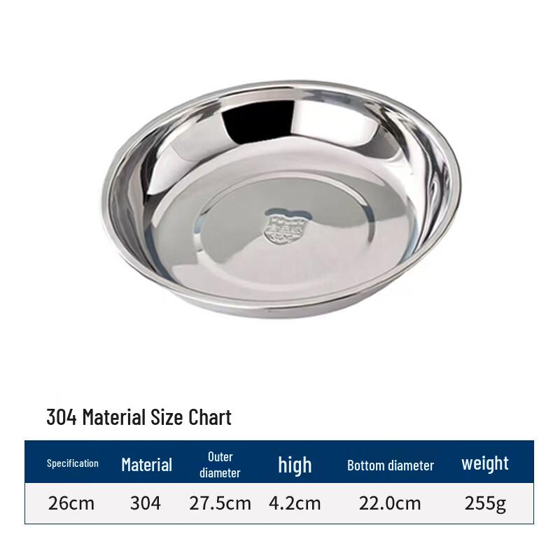 ZISIZ 304 Stainless Steel Round Plate