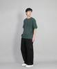 Seinteukeulu R-Neck Plain Short Sleeve Tee Brs-826 Dark Green