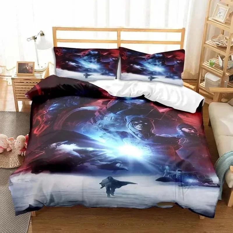 Game Destiny Printed Bed Set Duvet Cover Pillowcase Bedding Set Bed Linen Sheet Quilt Cover Full Queen King Size