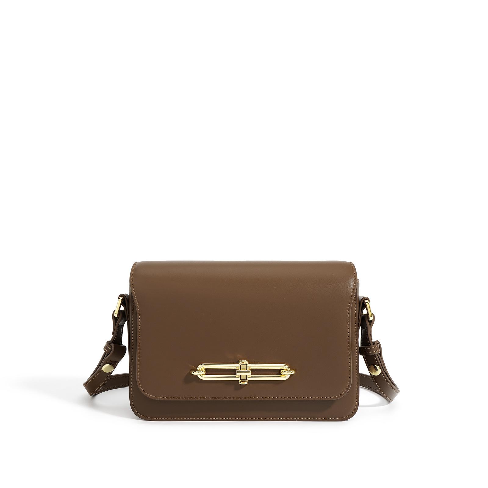 

A High-end, Exquisite Small Bag with A Fashionable Lock Buckle, A Classic and Versatile Single-shoulder Crossbody Bag