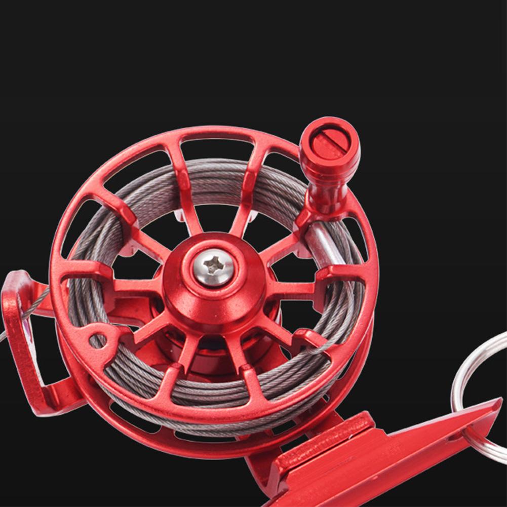 Fishing Lock Buckle With Reel Stainless Steel Lanyard Live Fish Lock Belt Fishing Tackle Stringer Fishing Floats Reel
