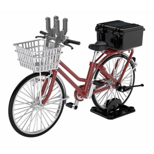 

TOMYTEC Little Armory 1/12 Scale LM005 School Bicycle for Designated Defense Schools, Maroon: Precision Equipment Transport Type, Pre-painted, 312116