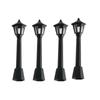 4pcs DIY Dollhouse Miniature Street Light Artificial Dollhouse Street Light  Christmas Scene Decor