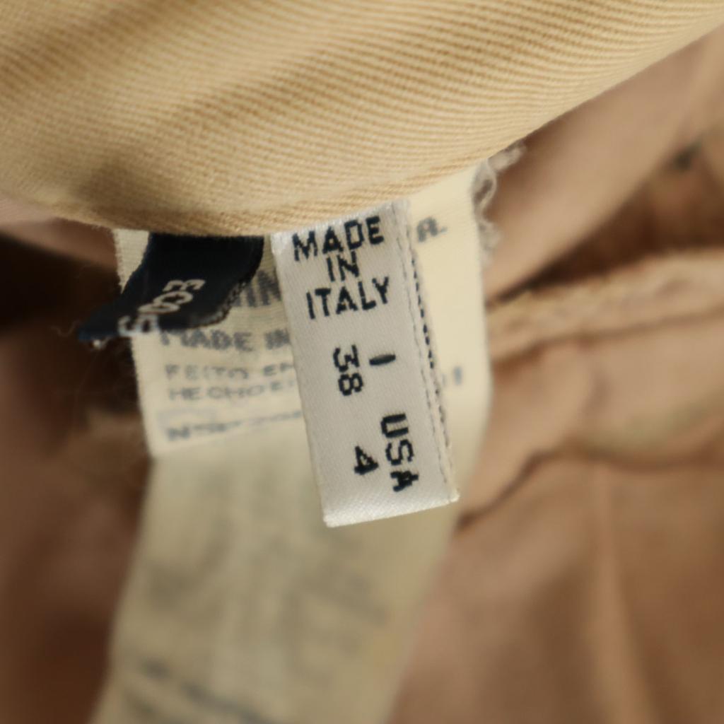 Armani Jeans 90s Made In Italy Old Long Pants 38 Beige Women Used