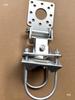 Adjustable Iron Antenna Mount: Multi-Angle Network Bridge Clamp with Dacromet Plating