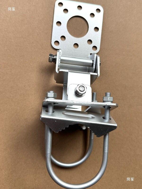 Adjustable Iron Antenna Mount: Multi-Angle Network Bridge Clamp with Dacromet Plating