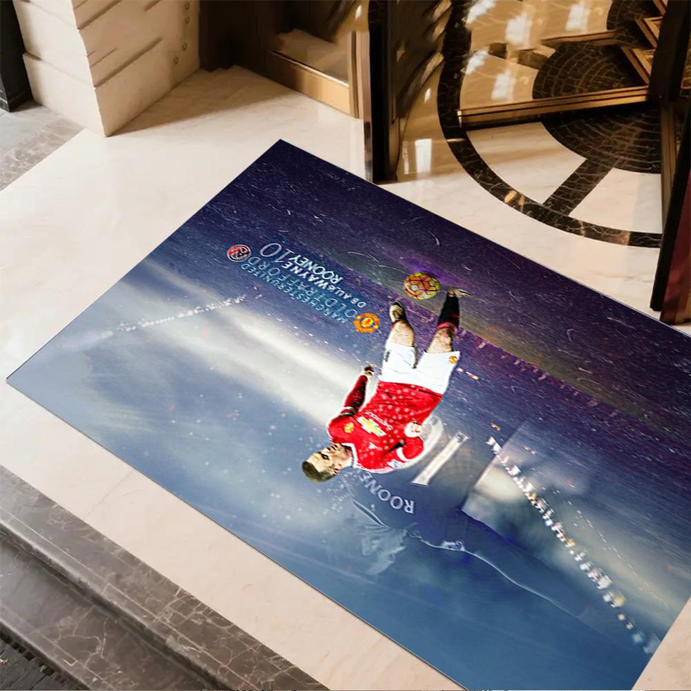 David De Gea Celebration Floor Mat Perfect for Entryway Study room Game Room Dining Room Anti-slip Rug Anime Office Decor Best for Christmas