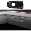 Crosselec Carbon Fiber Glove Box Handle Switch Cover Trim For Jeep Grand Cherokee L 2021-2024 for Grand Cherokee 2022-2024