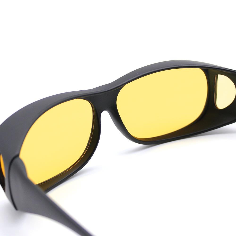 Yellow lens large frame anti blue light goggles increase clarity and are suitable for protecting eyes when looking at screens