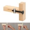 Woodworking Drill Guide Hole Puncher Locator 2 In 1 Doweling Jig For Furniture Connecting Installation Household