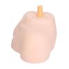 Mannequin Shoulder Model Realistic Washable Reusable PVC Head Stand Bust Shoulder Platform