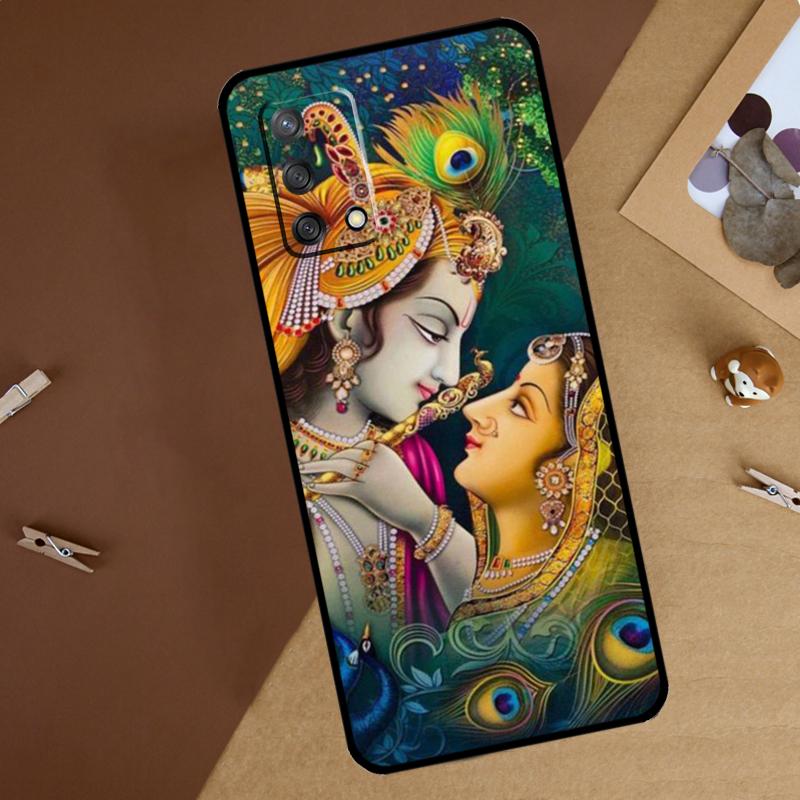 Lord Krishna Radha For Oppo A18 A38 A58 A78 A98 A40 A60 A80 A74 A94 A54 A16 A76 A96 A15 A57S A17 A77 Phone Case
