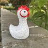An Interesting Big-eyed Rooster Resin Statue Ornament Outdoor Courtyard, Home Statue Ornament