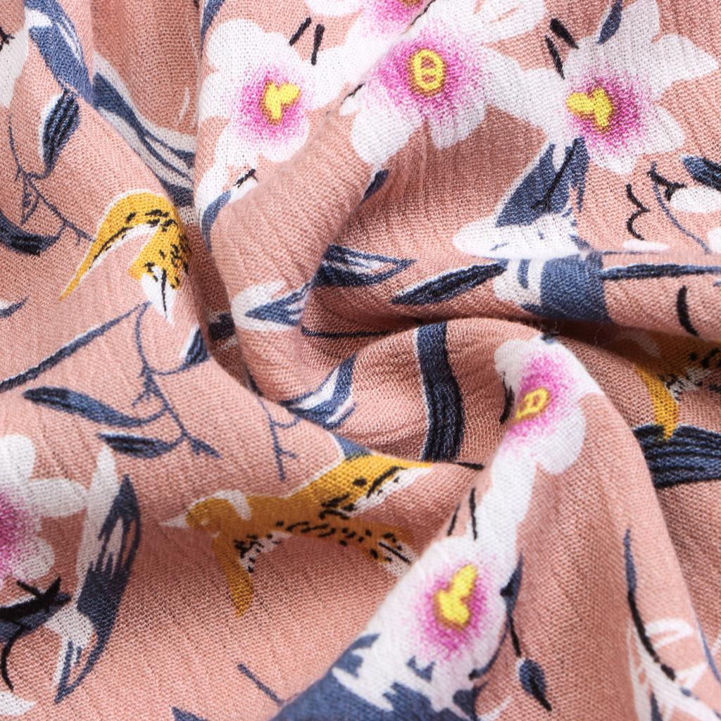 Toddler  Dresses Casual Sleeveless Straps Cute Floral Sundress Summer