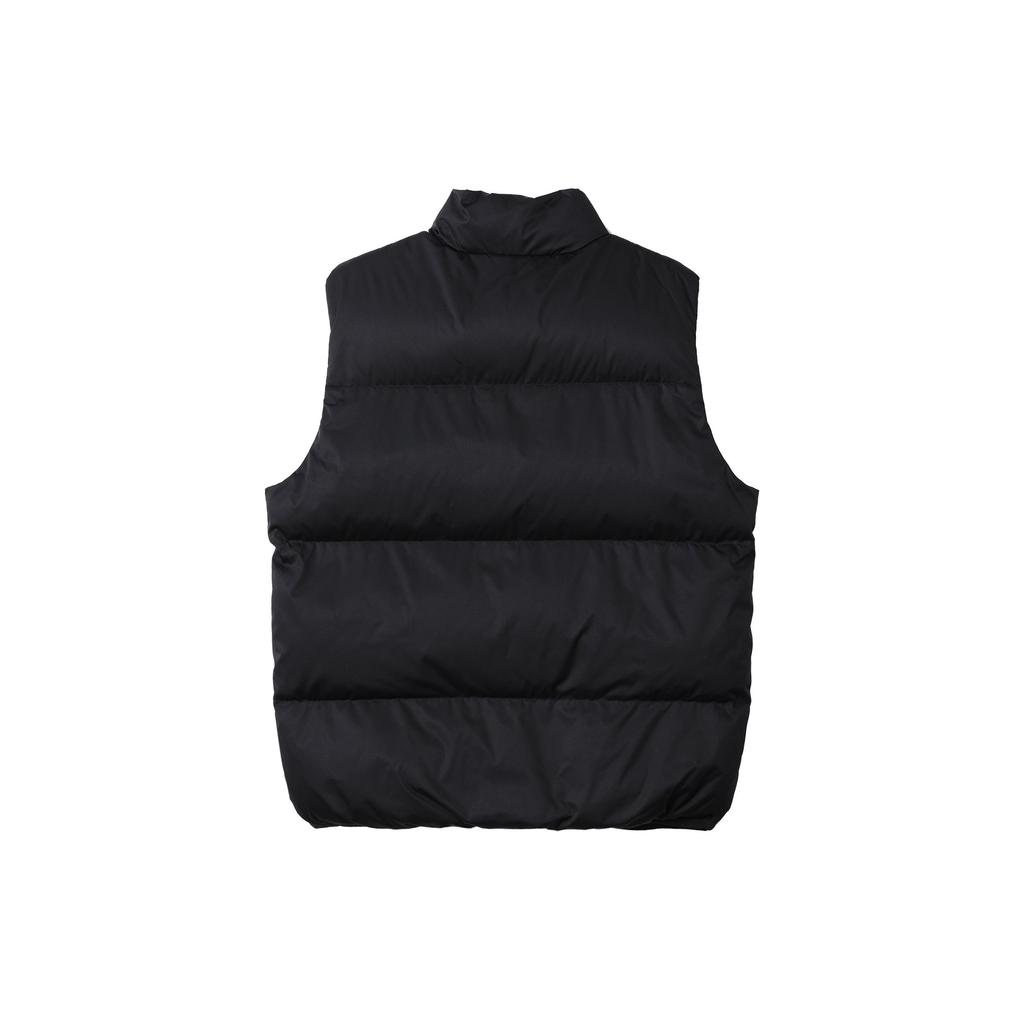 Nike Solid Color Casual Stand Collar Logo Print Sleeveless Vest Men Vests Black FB7374-010
