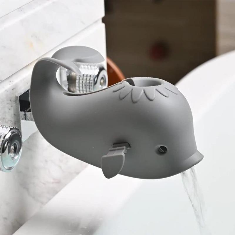 1 Pc PandaEar Bath Spout Cover,  Bathtub Faucet Cover, Shower Protector Cover for   Universal Fit -Whale