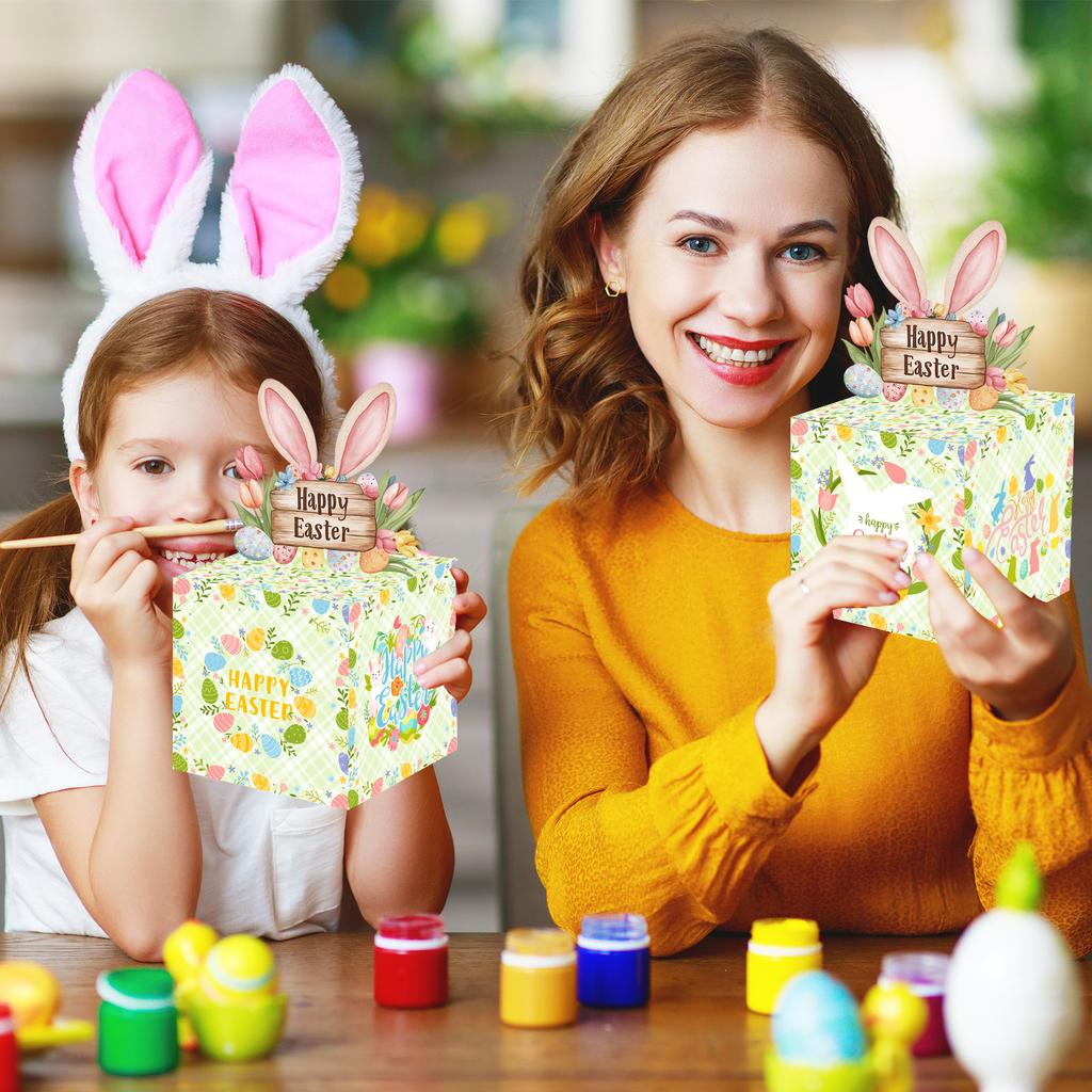Vrolijk Pasen, Paashaas, Paasthema, Feestdecoratie, Spaarpot