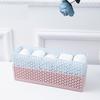 5 Cells Plastic Organizer Storage Box Tie Bra Socks Drawer Cosmetic Divider Housekeeping Container