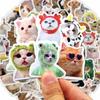 100Pcs DIY Cat Stickers PVC Kawaii Stickers Cute Funny Stickers  Kids Sticker