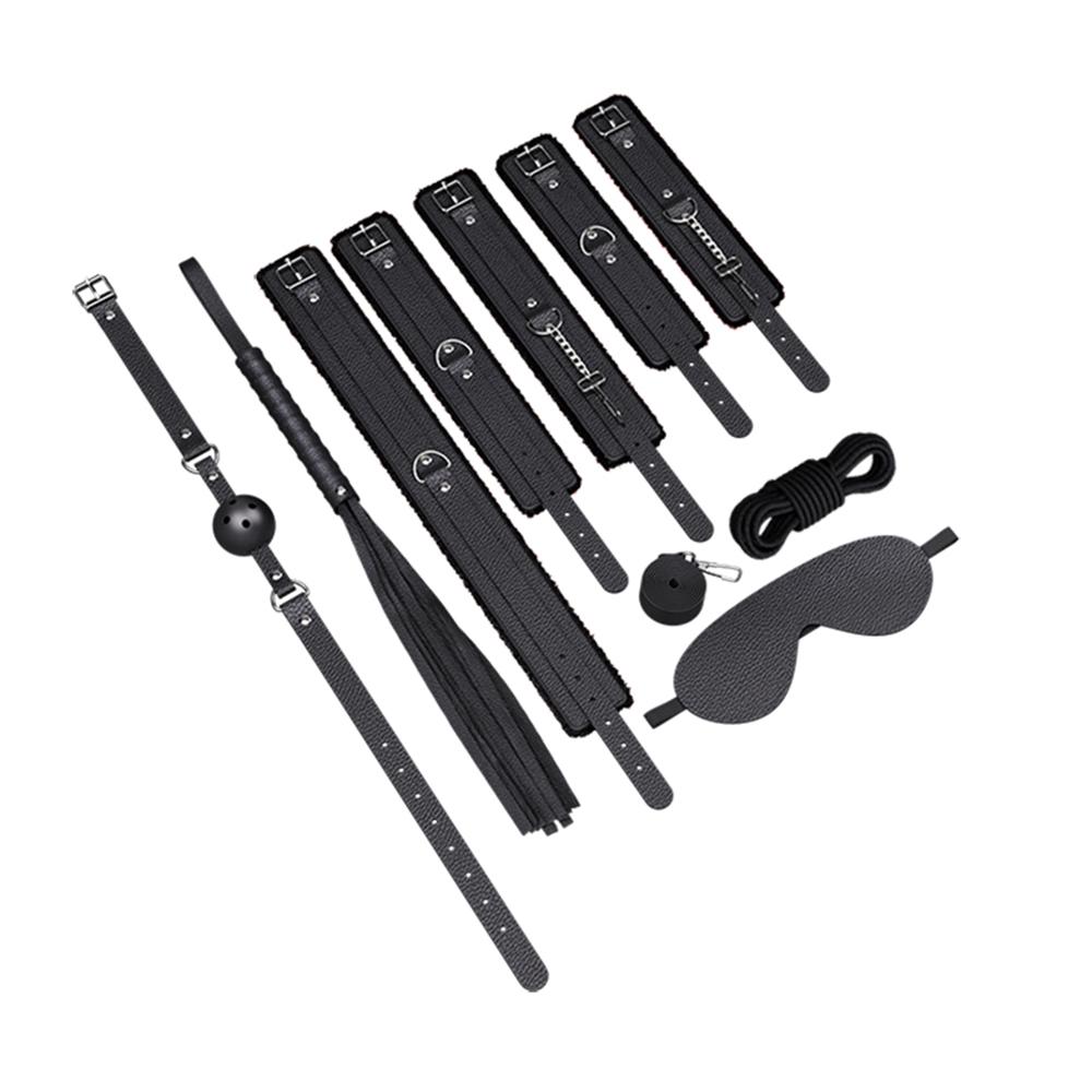 BDSM Adjustable Straps Bed Restraints Sex Bondage Kit For Couple Handcuffs Ankle Cuffs With Bondage Set SM Adult Games Sex Toys