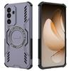 For Samsung Galaxy M56 5G Magnetic Case Butterfly Armor Hollow Heat Dissipation PC+TPU Phone Cover