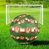 Hungarian Football Emblem Soccer Ball Size 5 Soccer Ball, Machine-stitched, Durable, Suitable for Training and Matches Fan Gift