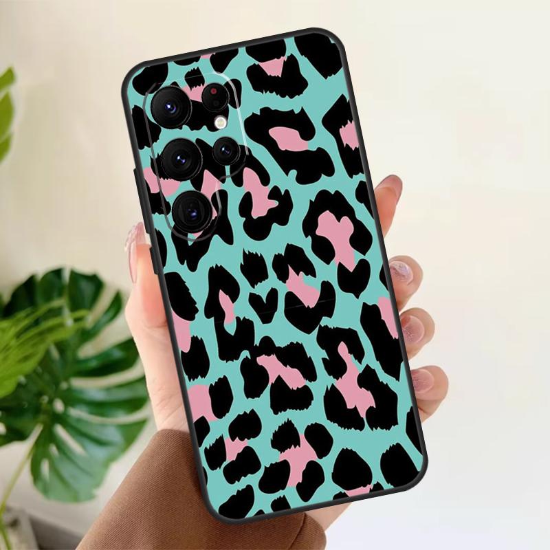 

Leopard Skin Soft Case For Samsung Galaxy S25 Ultra S21 S22 S23 S24 Plus S9 S10 S20 FE S24 FE Phone Cover Galaxy S9
