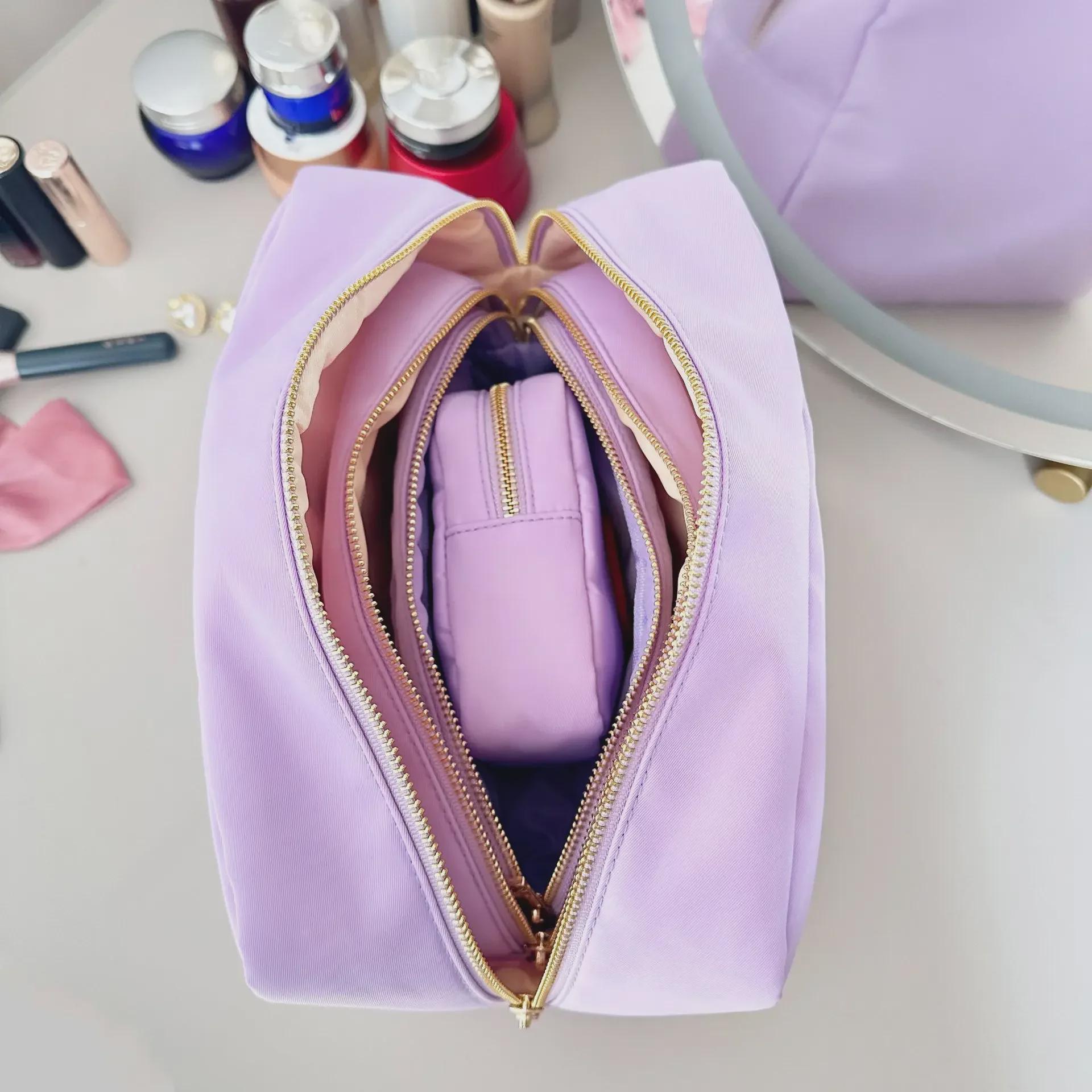 

«Модная вместительная портативная косметичка 2023 года — высококачественное решение для хранения принадлежностей для стирки в дороге» Medium: 23.5 x 5.5 x 12.5 cm