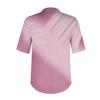 Fashionable Women's Loose Summer V-Neck Button-Down Short Sleeve Casual Dressy Top