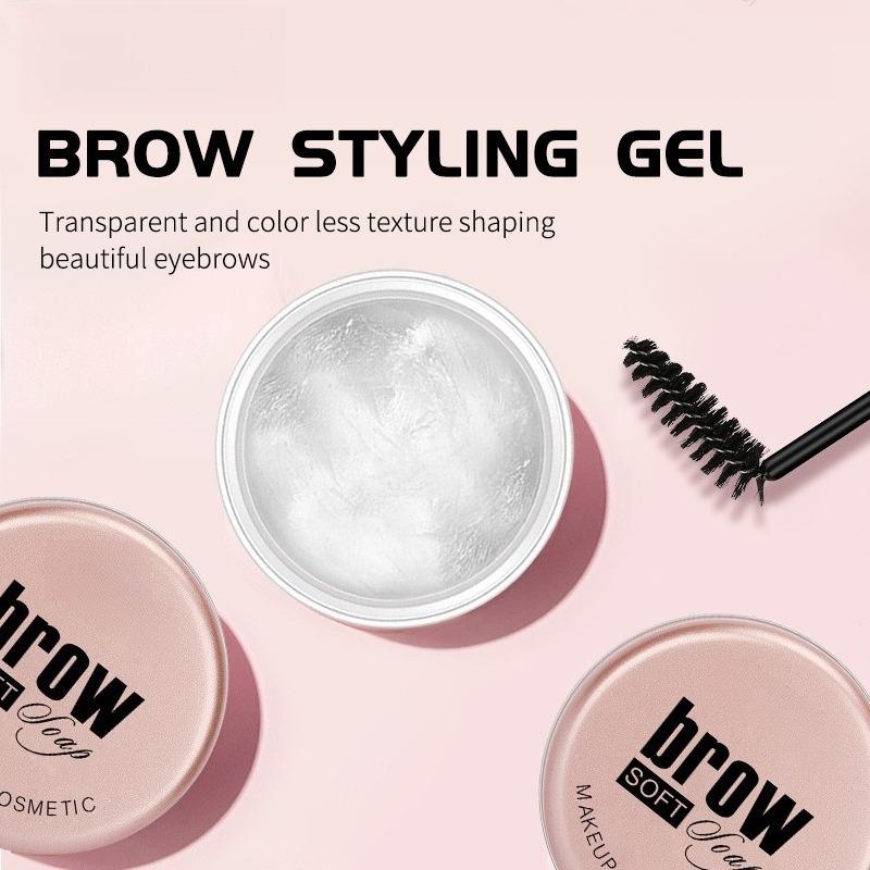 1PC European and American wild eyebrow paste natural setting liquid transparent colorless gel shaping eyebrow soap eyebrow glue