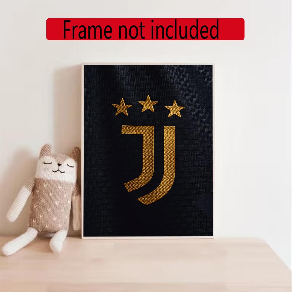 Juventus 5D Diamond Painting Round Diamond Rhinestones Mosaic Diamond Embroidery Wall Paintings Rhinestones Gift Frameless