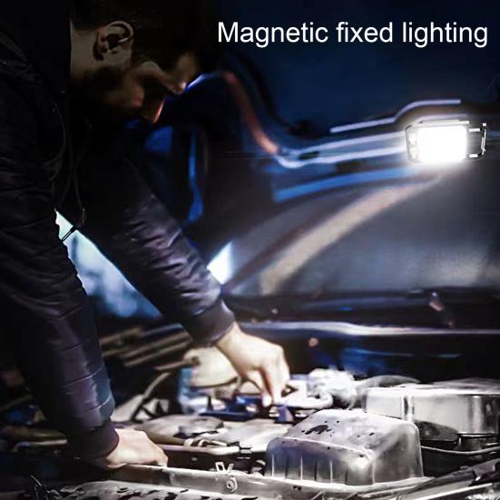 Rechargeable Magnetic Suction High Brightness Snap Spring Bottle Opener Emergency Light Mini LED