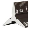 Niigata Seiki SK Made In Japan Aluminum Triangular Scale, Kaidan Measuring Scale, General Use, 15cm, Bronze, TSGA-15KD
