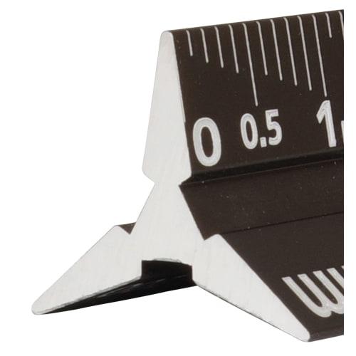 Niigata Seiki SK Made In Japan Aluminum Triangular Scale, Kaidan Measuring Scale, General Use, 15cm, Bronze, TSGA-15KD