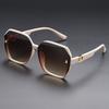 Classic Geometric Large Frame Women's Sunglasses Fashionable Elegant Decorative Eyewear Durable Gift for Special Occasions