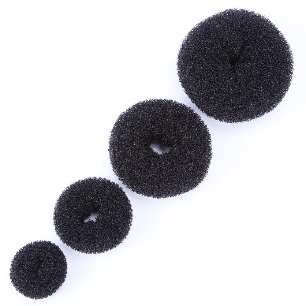 Hair Donut Bun Maker - Nylon Hairstyling Tool for Easy Bun and Flower Bud Hairstyles
