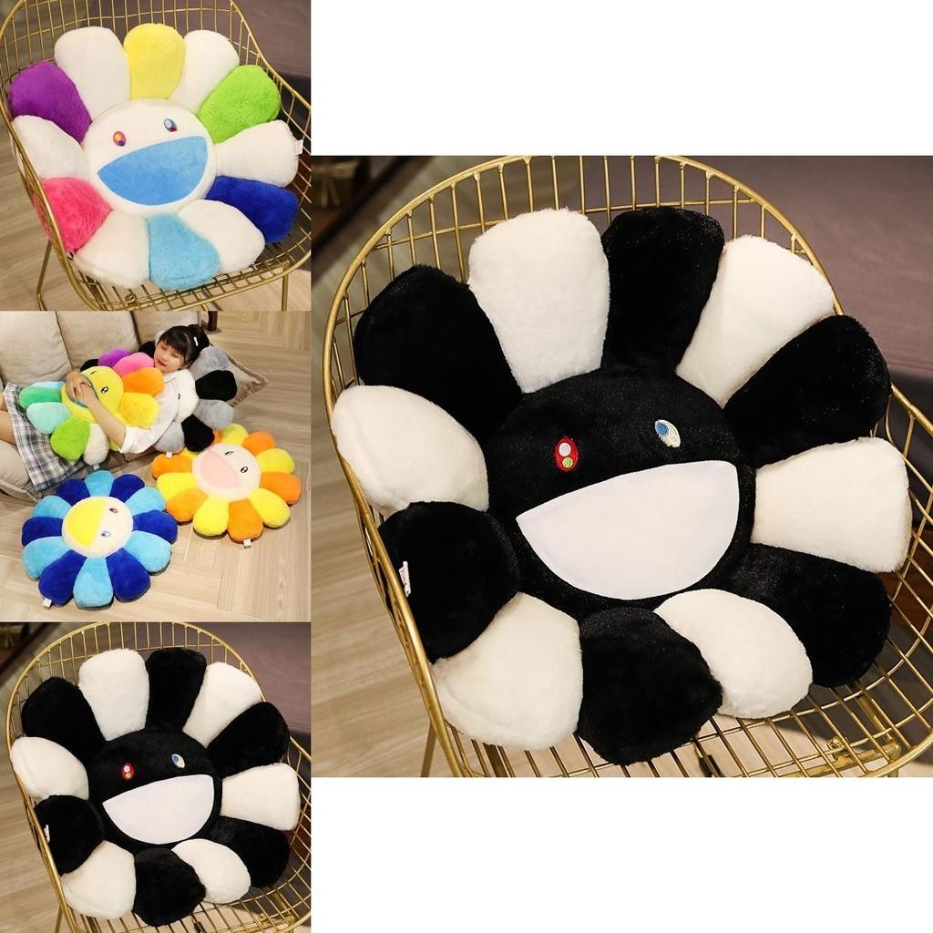 Joyful Takashi Murakami Rainbow Flower Pillow Plush Colorful Stuffed Toy Ideal For Gifting