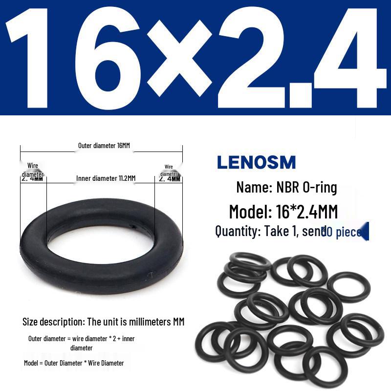 High-Pressure NBR Nitrile Rubber O-Ring Seal - Wear & Oil Resistant