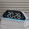 Temperature Display Digital Clock Humidity Display Desk Clock LED Alarm Clock  Living Room