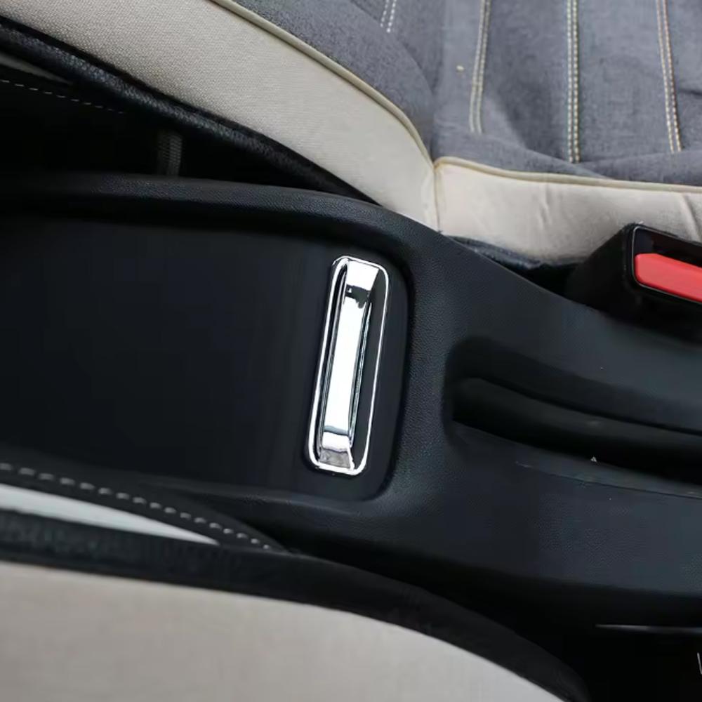 For Peugeot 2008 2014 - 2017 ABS Chrome Car Armrest Storage Box Decorative Panel Trim Sequin Sticker Accessories