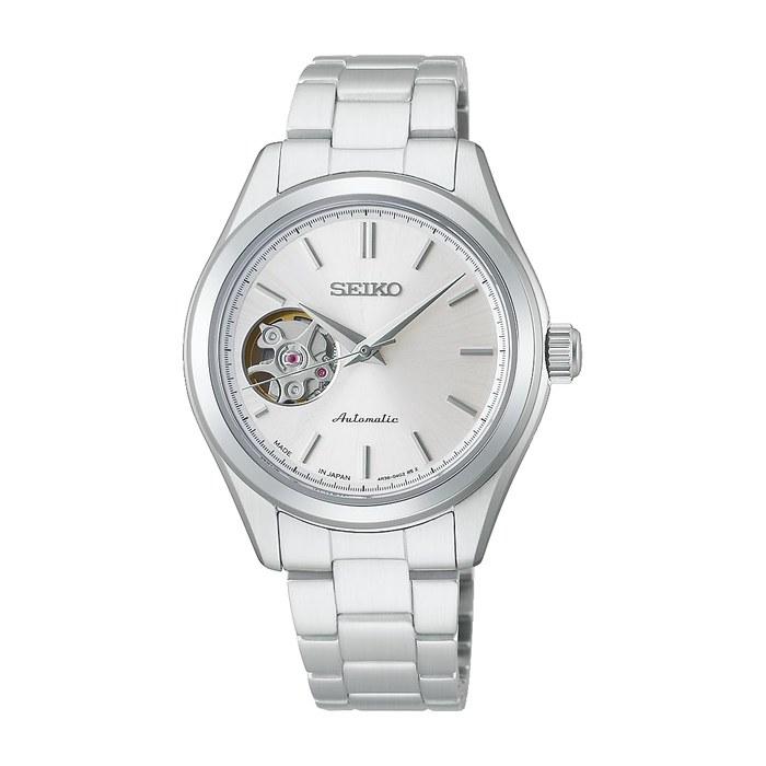 [Seiko Watch] SEIKO SELECTION HFB007J Ladies  Watch, Mechanical Automatic (with manual winding), Open Heart, White Dial, 2026 Model