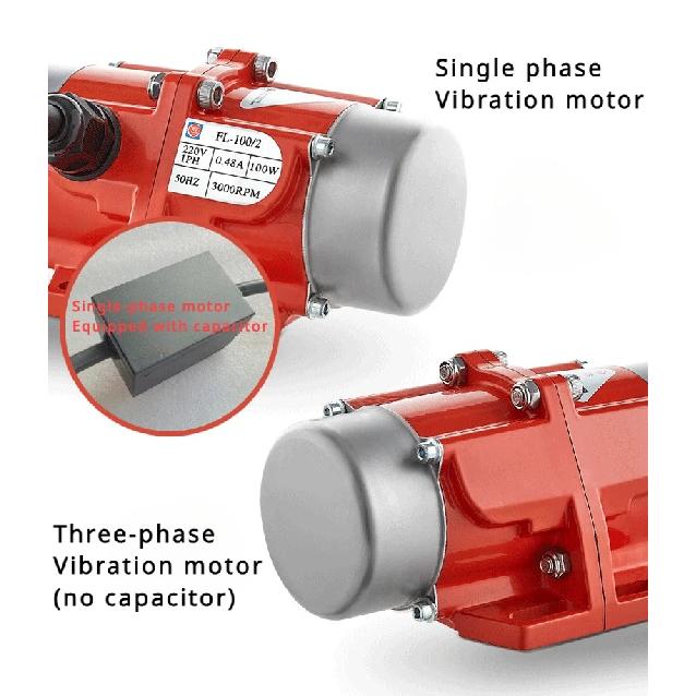 FL series 15W-120W Single/ three-phase vibration motor vibration motor small vibration motor small vibrator 220/380V