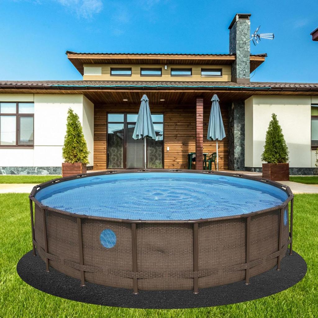 18 FT Round Pool Liner Pad For AboveGround Pools Heavy Duty Under Pool Padding Eco-Friendly Pool Liner Mat