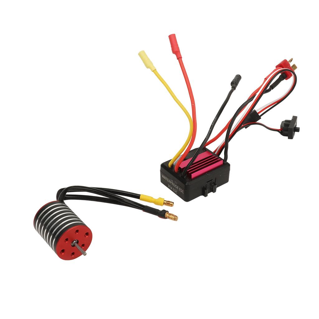 2430 Brushless Motor 35A Brushless ESC Accurate Brushless Motor ESC Set for Traxxas 1 16 1 18 RC Car 6300KV