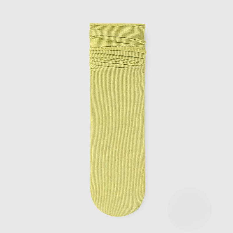 Ladies Summer Thin Style Yuezi Ice Silk In The Tube Pile Socks